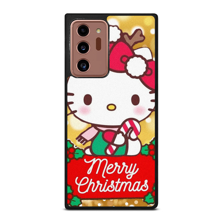 HELLO KITTY MERRY CHRISTMAS GOLD Samsung Galaxy Note 20 Ultra Case Cover