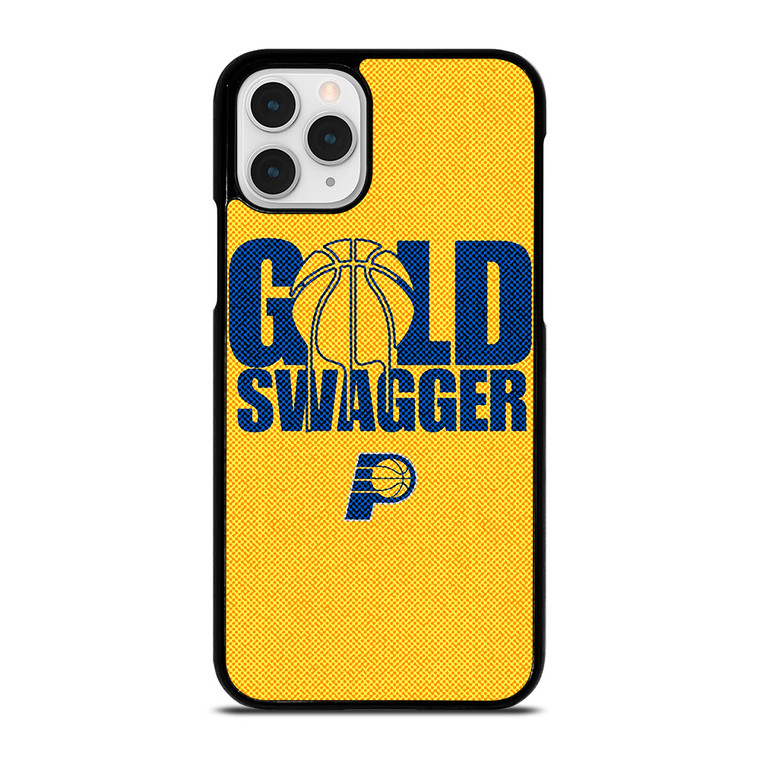 INDIANA PACERS NBA BASKETBALL GOLD SWAGGER iPhone 11 Pro Case Cover