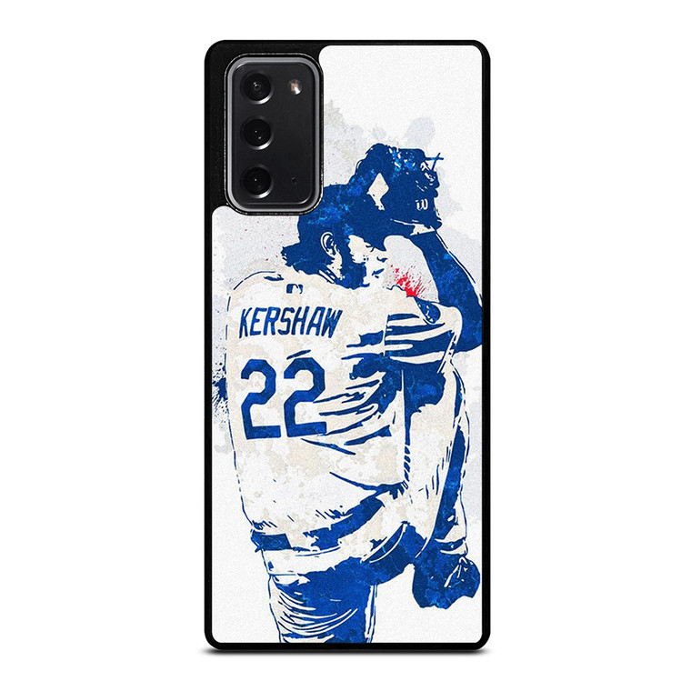 CLAYTON KERSHAW LOS ANGELES DODGERS MLB Samsung Galaxy Note 20 Case Cover
