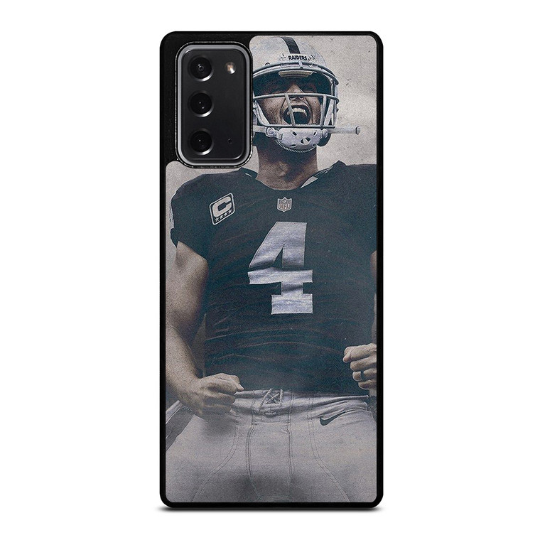 DEREK CARR LAS VEGAS RAIDERS NFL Samsung Galaxy Note 20 Case Cover