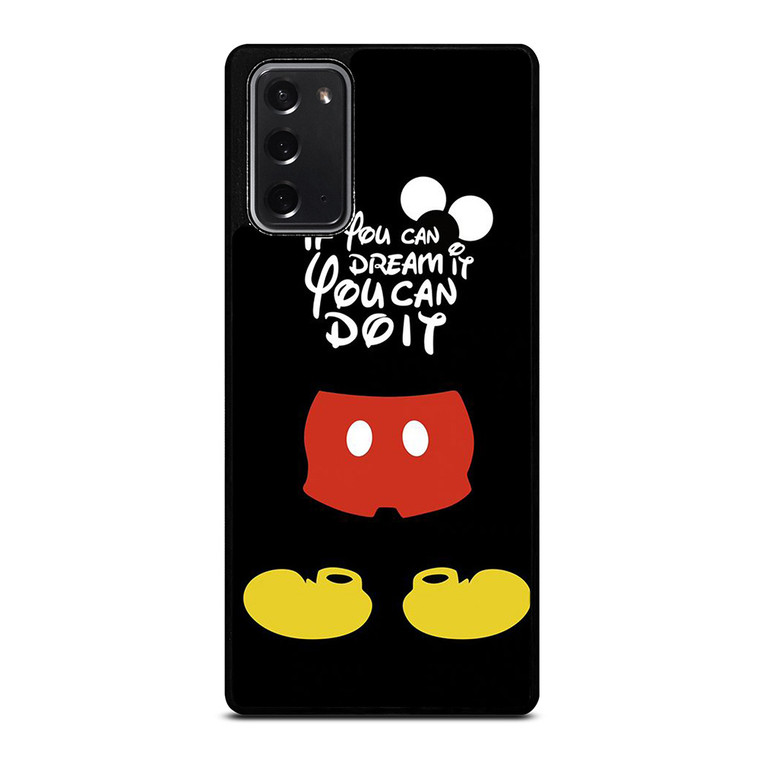 DISNEY MICKEY MOUSE QUOTES Samsung Galaxy Note 20 Case Cover