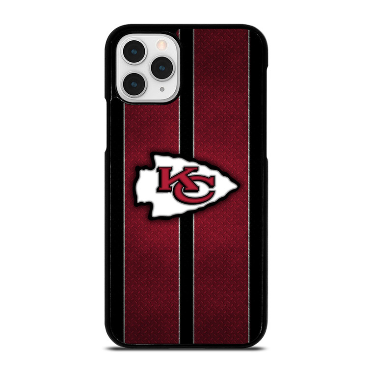 KANSAS CITY CHIEFS NFL METAL STRIPE iPhone 11 Pro Case Cover