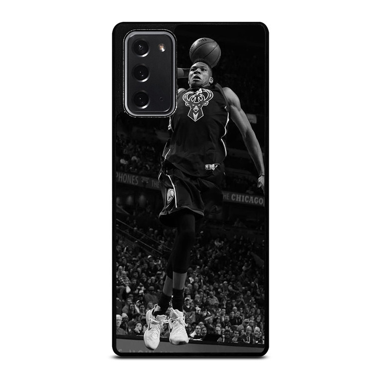 GIANNIS ANTETOKOUNMPO MILWAUKEE BUCKS DUNK Samsung Galaxy Note 20 Case Cover