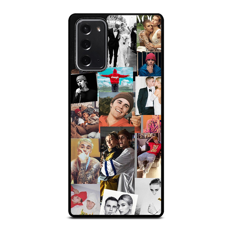 JUSTIN AND HAILEY BIEBER COLLAGE Samsung Galaxy Note 20 Case Cover