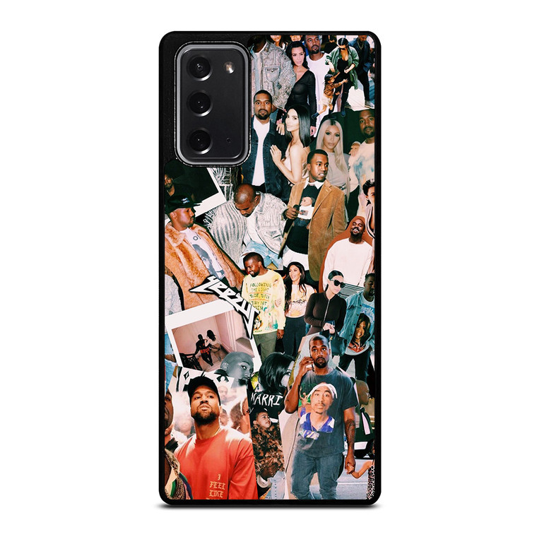 KANYE WEST RAPPER COLLAGE Samsung Galaxy Note 20 Case Cover