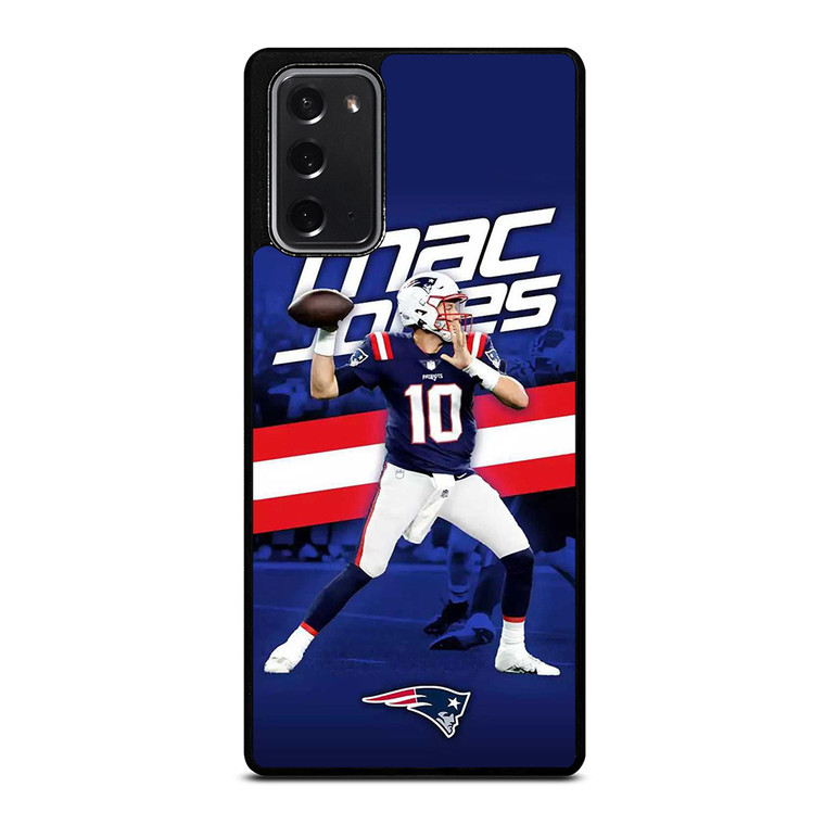 MAC JONES NEW ENGLAND PATRIOT FOOTBALL Samsung Galaxy Note 20 Case Cover