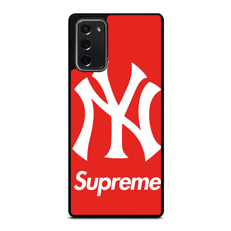 NEW YORK YANKEES X SUPREME RED Samsung Galaxy Note 20 Case Cover