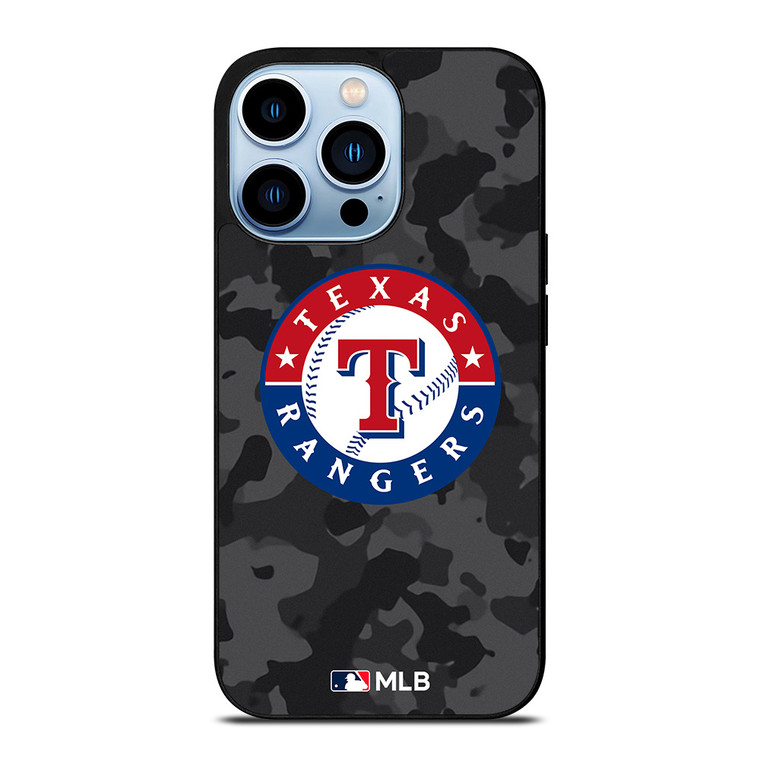 TEXAS RANGERS BASEBALL BLACK CAMO iPhone 13 Pro Max Case Cover