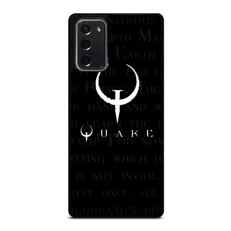 QUAKE GAMES LOGO 2 Samsung Galaxy Note 20 Case Cover