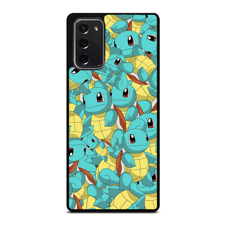 SQUIRTLE POKEMON MONSTER PATTERN Samsung Galaxy Note 20 Case Cover