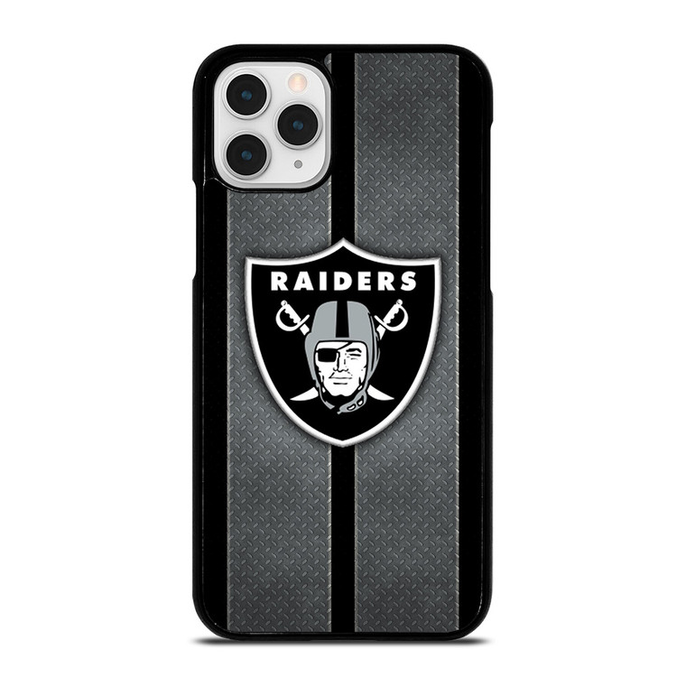 LAS VEGAS RAIDERS NFL METAL STRIPE iPhone 11 Pro Case Cover