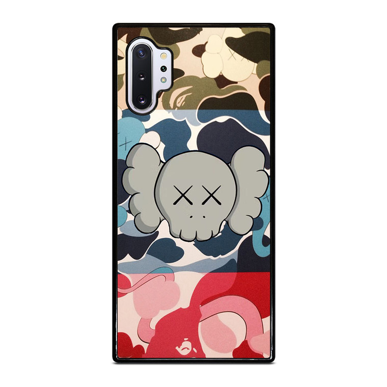 BAPE CAMO KAWS Samsung Galaxy Note 10 Plus Case Cover