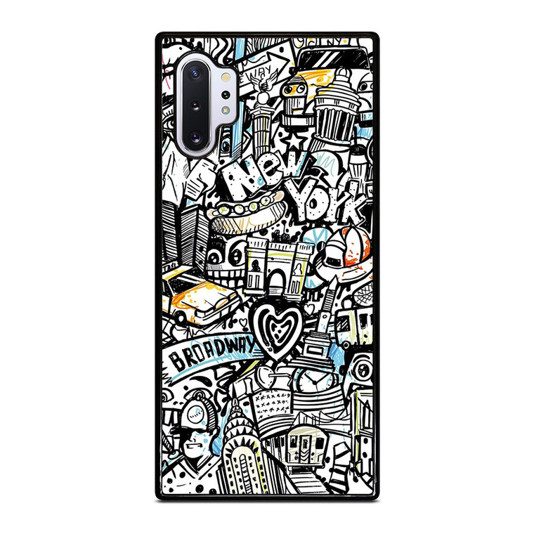 BROOKLYN NEW YORK ART Samsung Galaxy Note 10 Plus Case Cover
