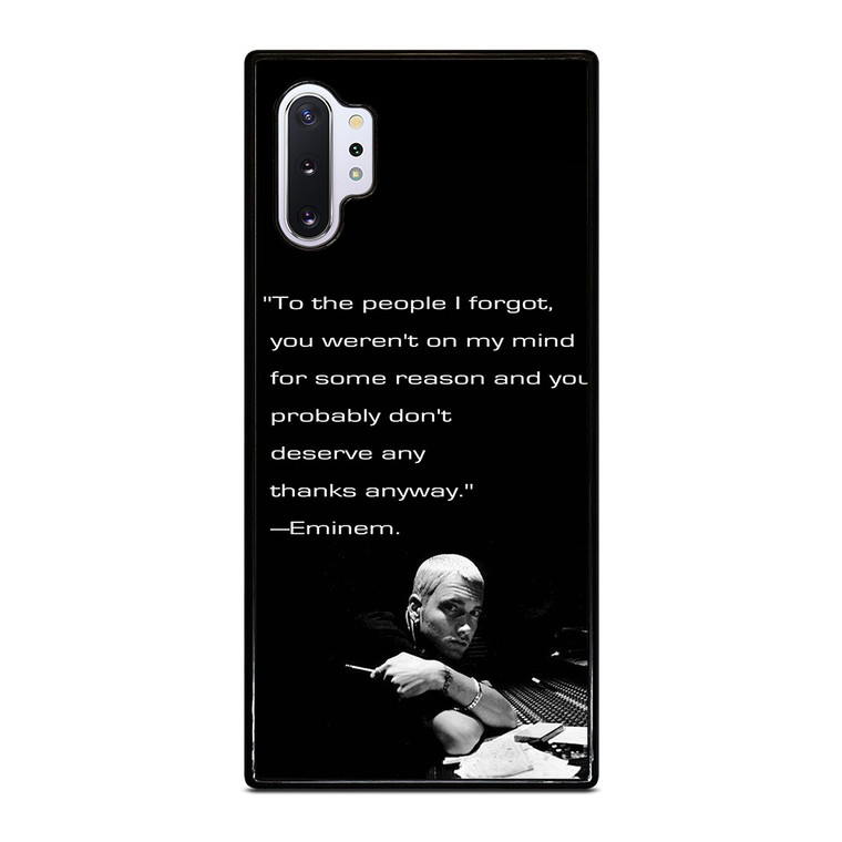 EMINEM RAPPER QUOTES 2 Samsung Galaxy Note 10 Plus Case Cover EMINEM RAPPER QUOTES 2 Samsung Galaxy Note 10 Plus Case Cover