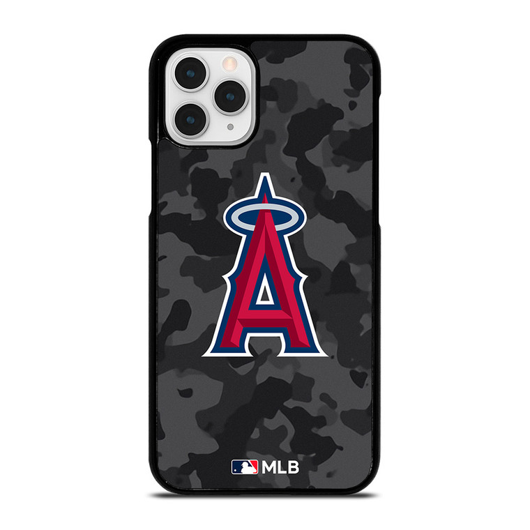 LOS ANGELES ANGELS BASEBALL BLACK CAMO iPhone 11 Pro Case Cover