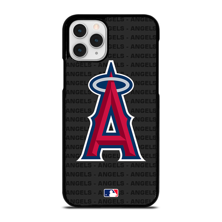 LOS ANGELES ANGELS BASEBALL BLACK iPhone 11 Pro Case Cover