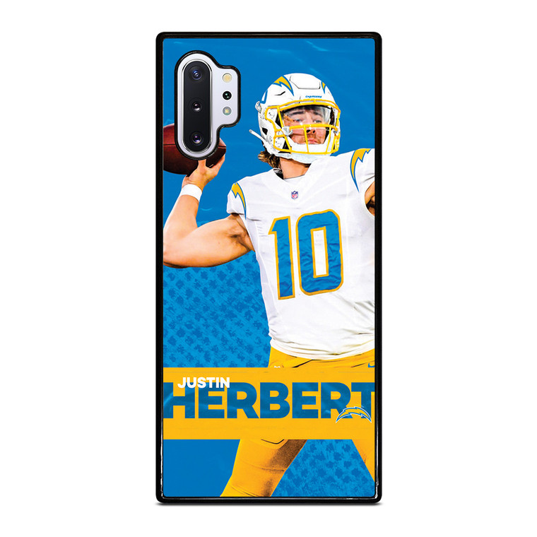 JUSTIN HERBERT LOS ANGELES CHARGERS 2 Samsung Galaxy Note 10 Plus Case Cover