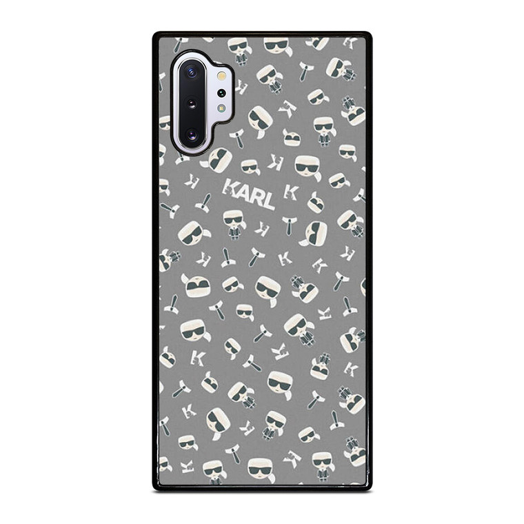 KARL LAGERFIELD PATTERN Samsung Galaxy Note 10 Plus Case Cover