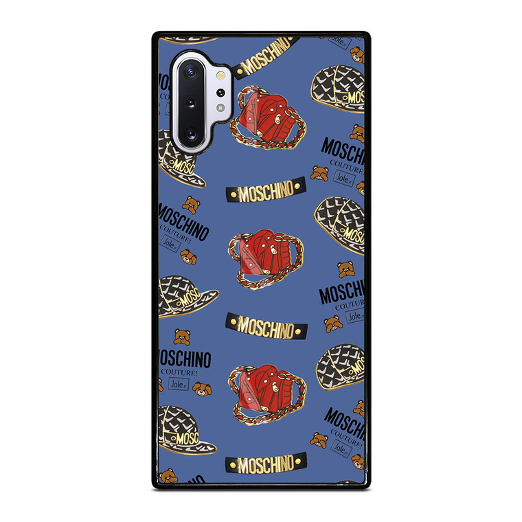 MOSCHINO BEAR COUTURE PATTERN Samsung Galaxy Note 10 Plus Case Cover MOSCHINO BEAR COUTURE PATTERN Samsung Galaxy Note 10 Plus Case Cover