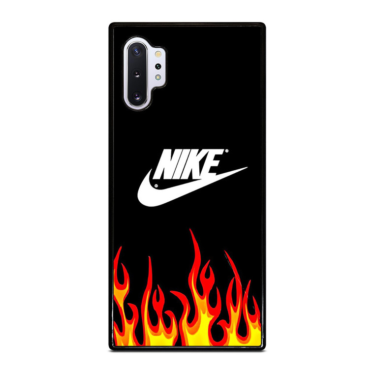 NIKE SWOOSH IN FLAMES Samsung Galaxy Note 10 Plus Case Cover