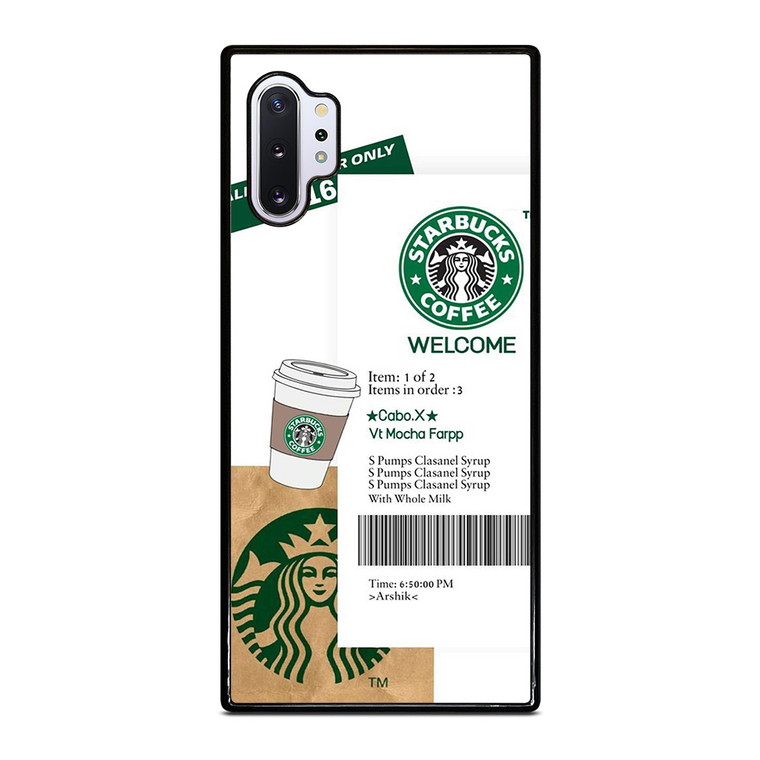 STARBUCKS COFFEE BILLS Samsung Galaxy Note 10 Plus Case Cover STARBUCKS COFFEE BILLS Samsung Galaxy Note 10 Plus Case Cover