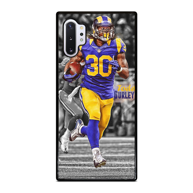 TODD GURLEY LOS ANGELES RAMS NFL Samsung Galaxy Note 10 Plus Case Cover TODD GURLEY LOS ANGELES RAMS NFL Samsung Galaxy Note 10 Plus Case Cover