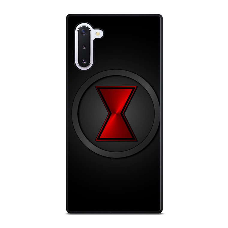 BLACK WIDOW METAL LOGO Samsung Galaxy Note 10 Case Cover