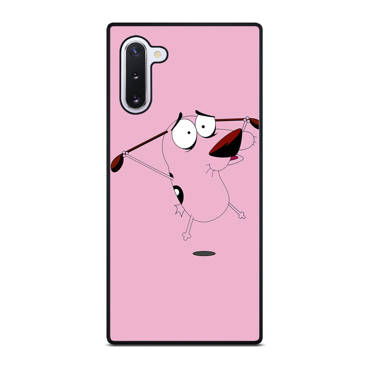 COURAGE THE COWARDLY DOG FLAT Samsung Galaxy Note 10 Case Cover COURAGE THE COWARDLY DOG FLAT Samsung Galaxy Note 10 Case Cover