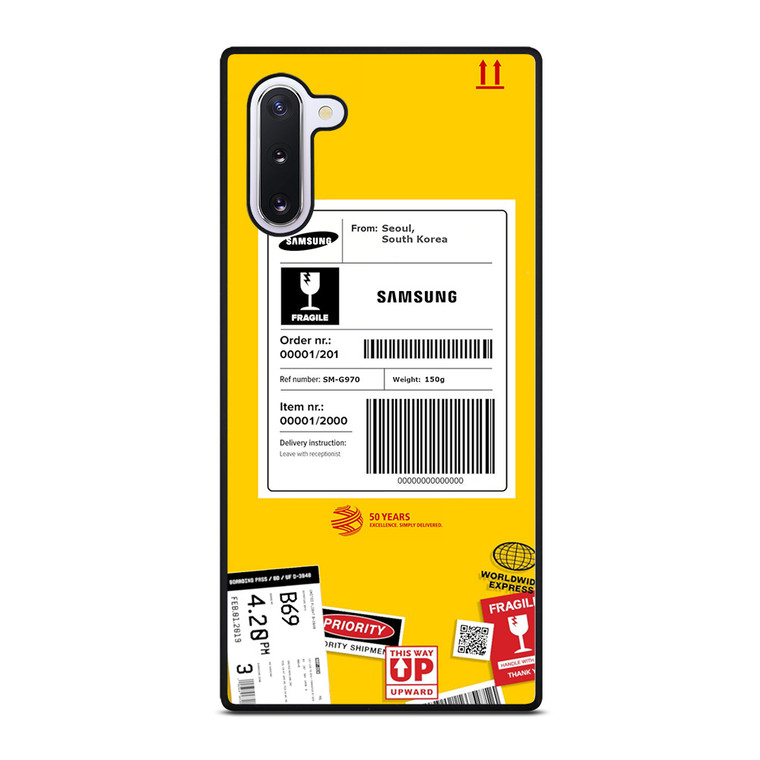 DHL SHIPPING EXPRESS LABEL SAMSUNG Samsung Galaxy Note 10 Case Cover