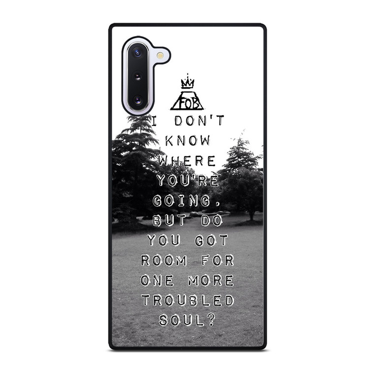FALL OUT BOYS QUOTES Samsung Galaxy Note 10 Case Cover FALL OUT BOYS QUOTES Samsung Galaxy Note 10 Case Cover