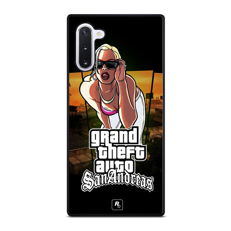 GTA GRAND THEFT AUTO SAN ANDREAS Samsung Galaxy Note 10 Case Cover