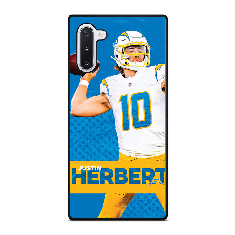 JUSTIN HERBERT LOS ANGELES CHARGERS 2 Samsung Galaxy Note 10 Case Cover