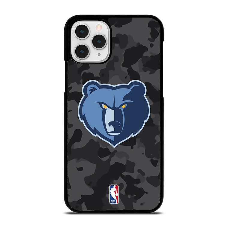 MEMPHIS GRIZZLIES BLACK CAMO iPhone 11 Pro Case Cover