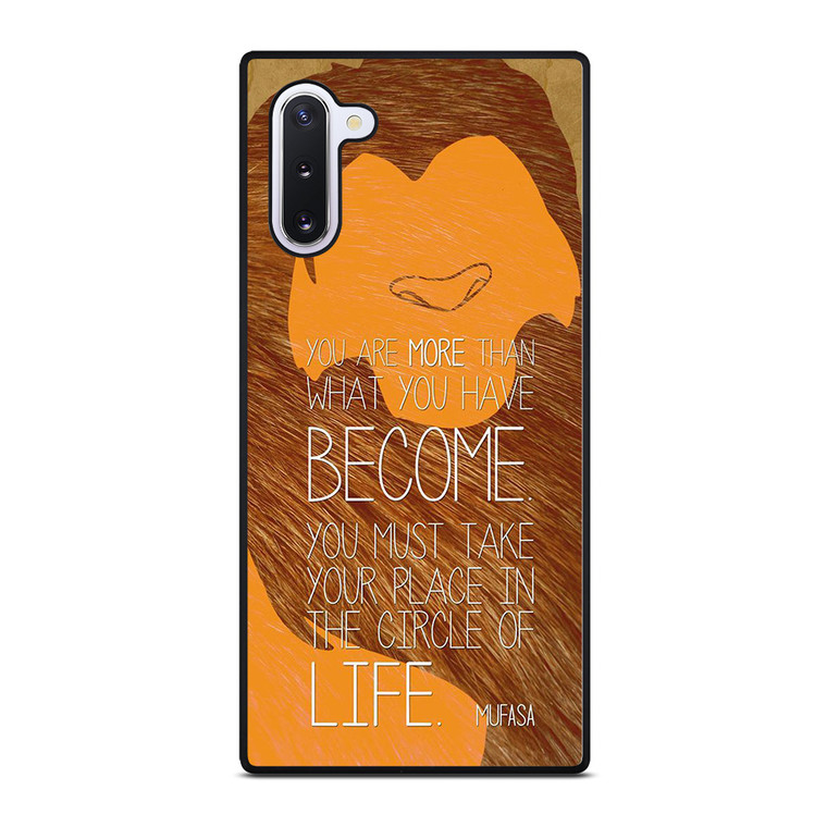 LION KING MUFASA QUOTES Samsung Galaxy Note 10 Case Cover