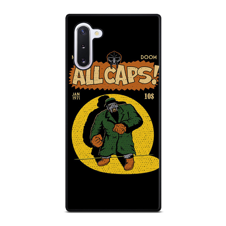MF DOOM MADLIB ALL CAPS Samsung Galaxy Note 10 Case Cover