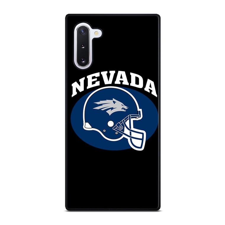 NEVADA WOLF PACK FOOTBALL HELMET Samsung Galaxy Note 10 Case Cover