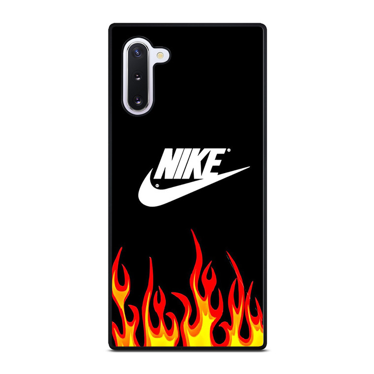 NIKE SWOOSH IN FLAMES Samsung Galaxy Note 10 Case Cover