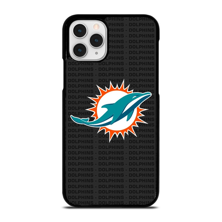 MIAMI DOLPHINS FOOTBALL TEXT iPhone 11 Pro Case Cover