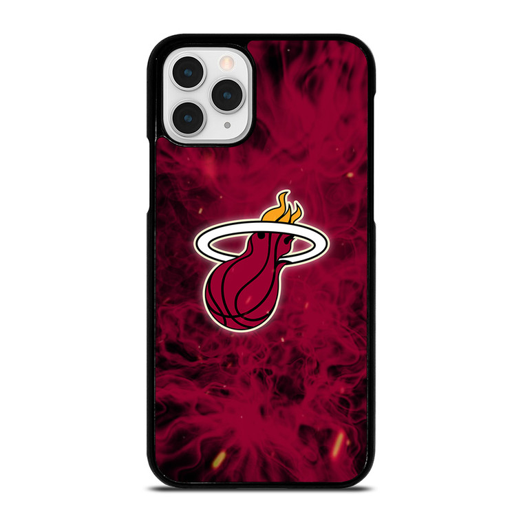 MIAMI HEAT BASKETBALL NBA FIRES iPhone 11 Pro Case Cover