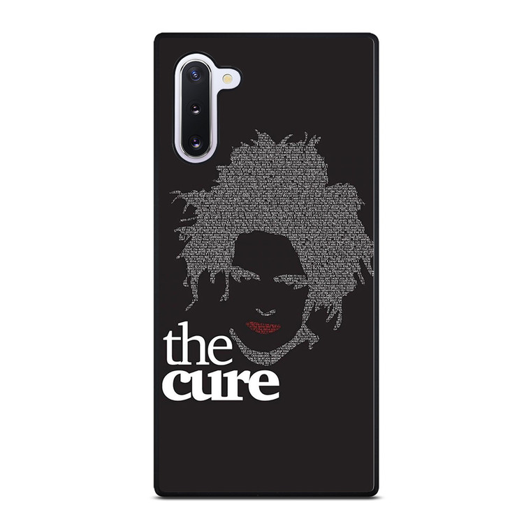 ROBERT SMITH THE CURE TYPOGRAPHY Samsung Galaxy Note 10 Case Cover