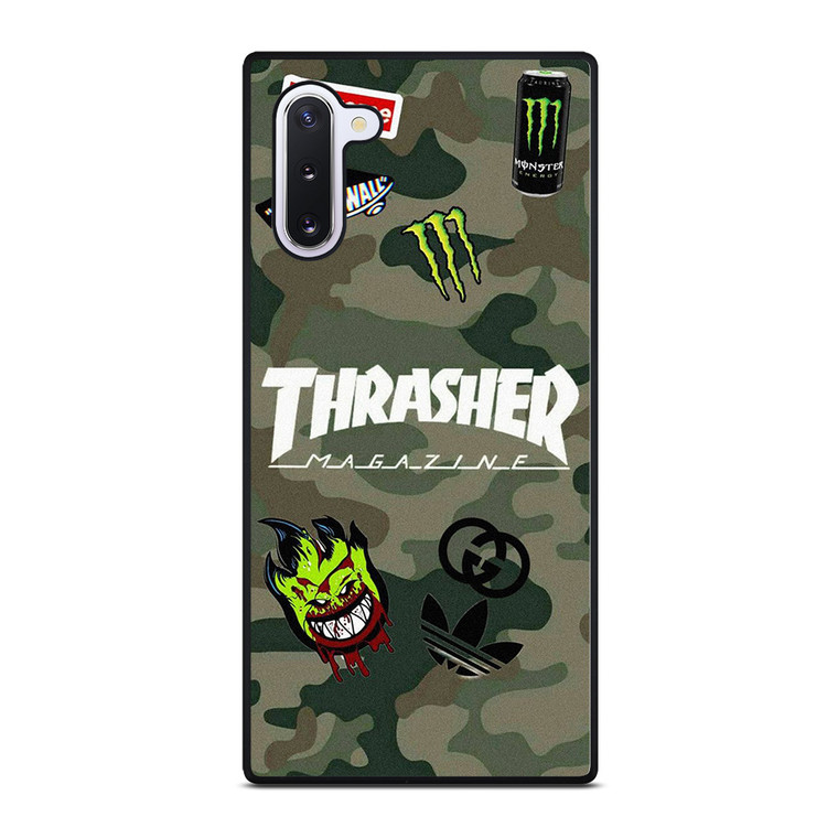 THRASHER SKATEBOARD CAMO COLLAGE Samsung Galaxy Note 10 Case Cover