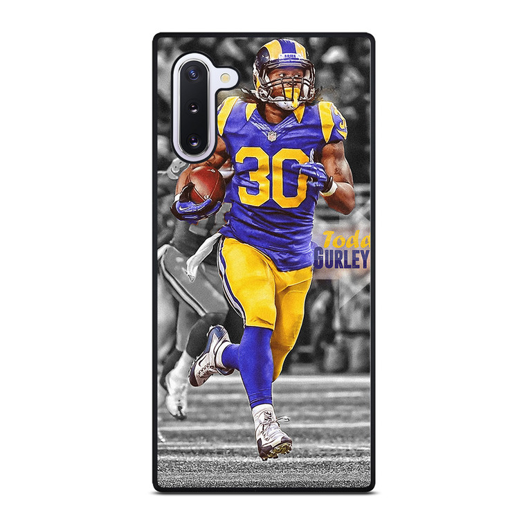 TODD GURLEY LOS ANGELES RAMS NFL Samsung Galaxy Note 10 Case Cover TODD GURLEY LOS ANGELES RAMS NFL Samsung Galaxy Note 10 Case Cover