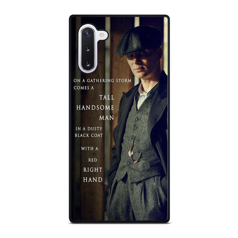 TOMMY SHELBY QUOTES Samsung Galaxy Note 10 Case Cover