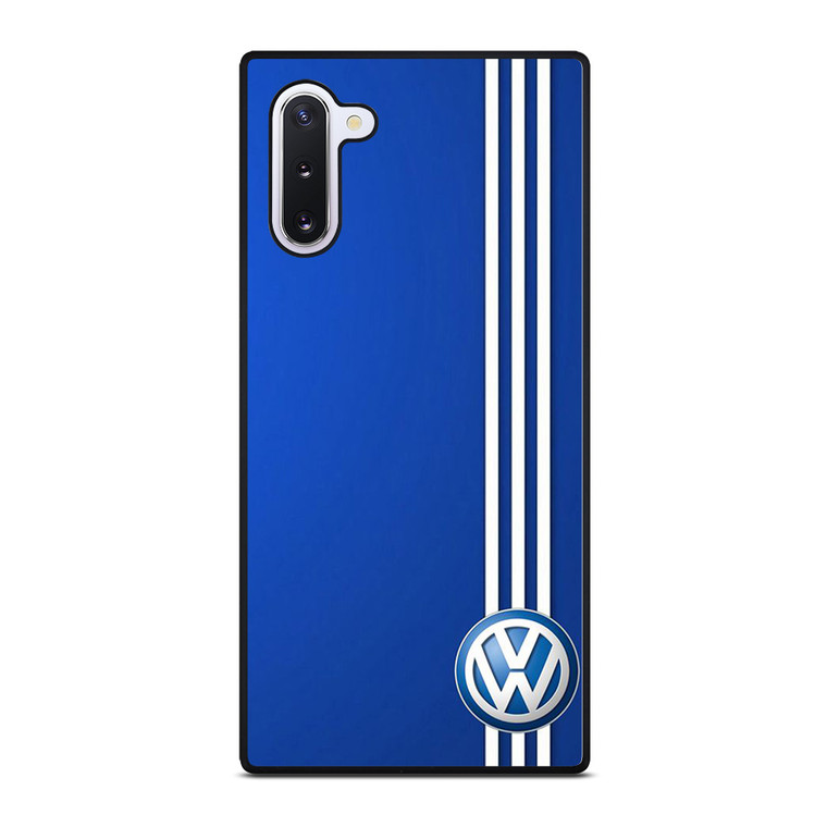 VOLKSWAGEN BLUE STRIPE LOGO Samsung Galaxy Note 10 Case Cover