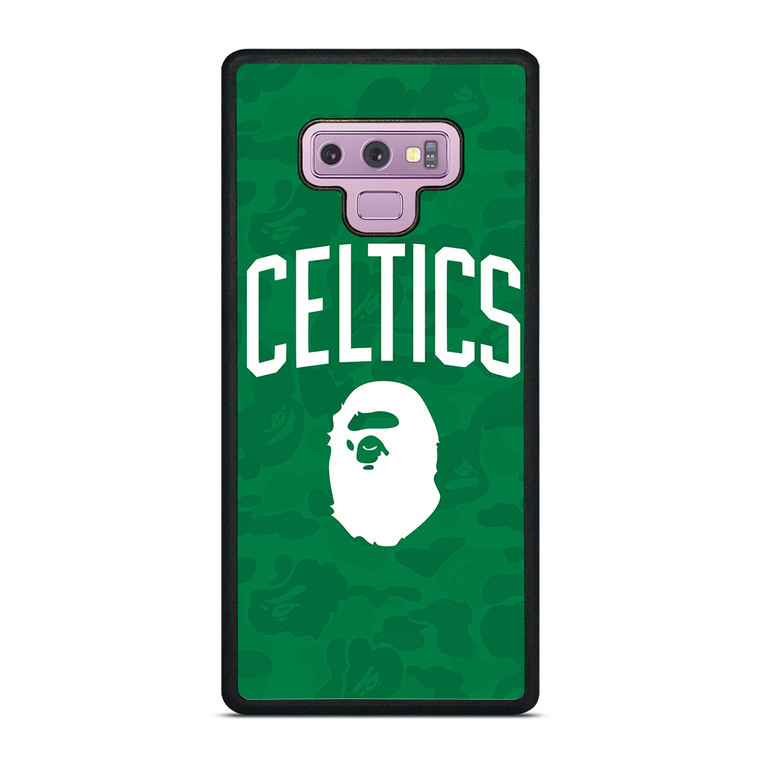 BOSTON CELTICS X BAPE CAMO Samsung Galaxy Note 9 Case Cover