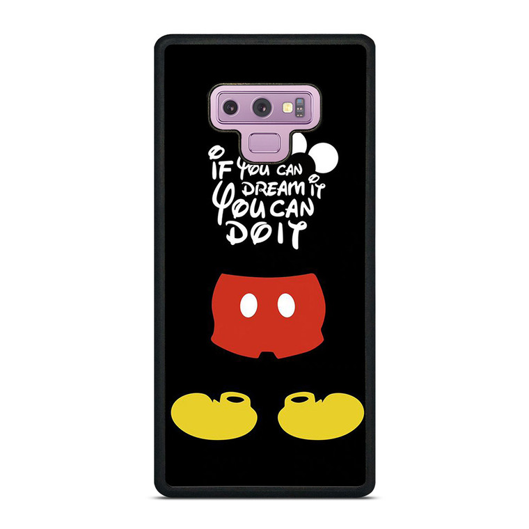 DISNEY MICKEY MOUSE QUOTES Samsung Galaxy Note 9 Case Cover