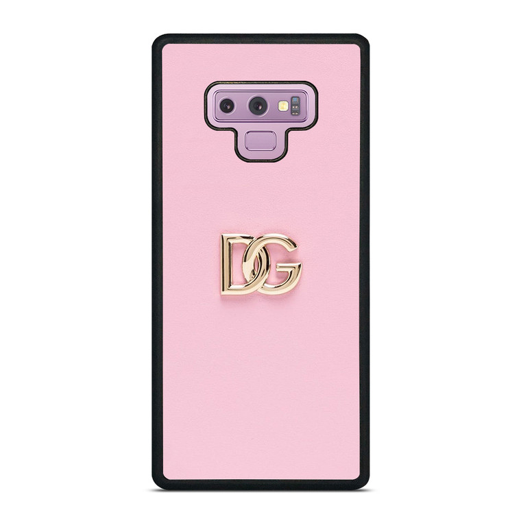 DOLCE AND GABBANA PINK LOGO Samsung Galaxy Note 9 Case Cover
