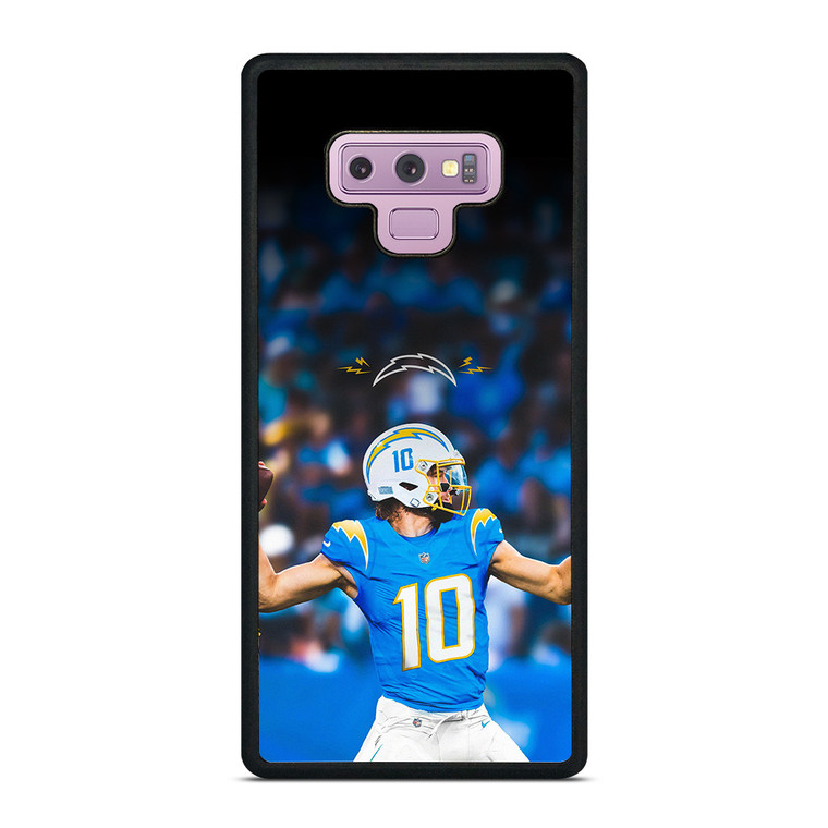 JUSTIN HERBERT LOS ANGELES CHARGERS 3 Samsung Galaxy Note 9 Case Cover