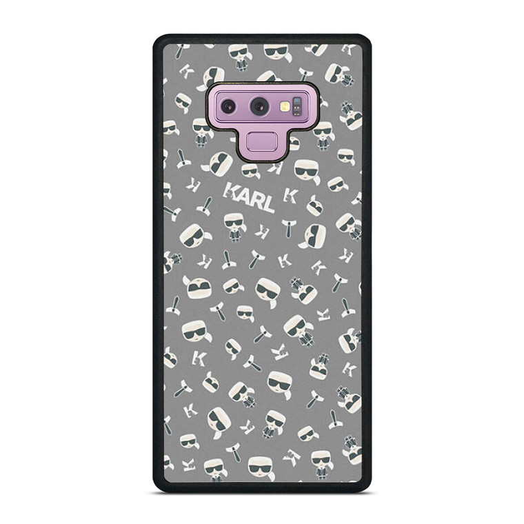 KARL LAGERFIELD PATTERN Samsung Galaxy Note 9 Case Cover
