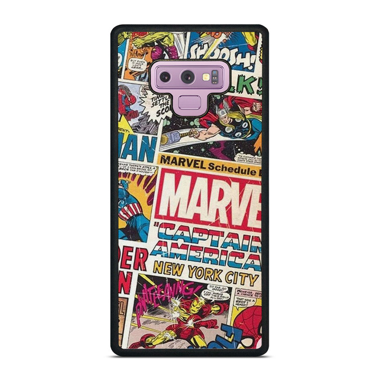 MARVEL COMICS COLLAGE Samsung Galaxy Note 9 Case Cover